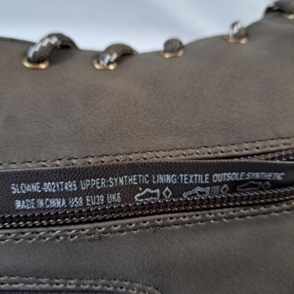 Avenue Size 8 Wide Evans Sloane Lace Up Ankle Boot Brown  Fit NWT - Picture 9 of 10